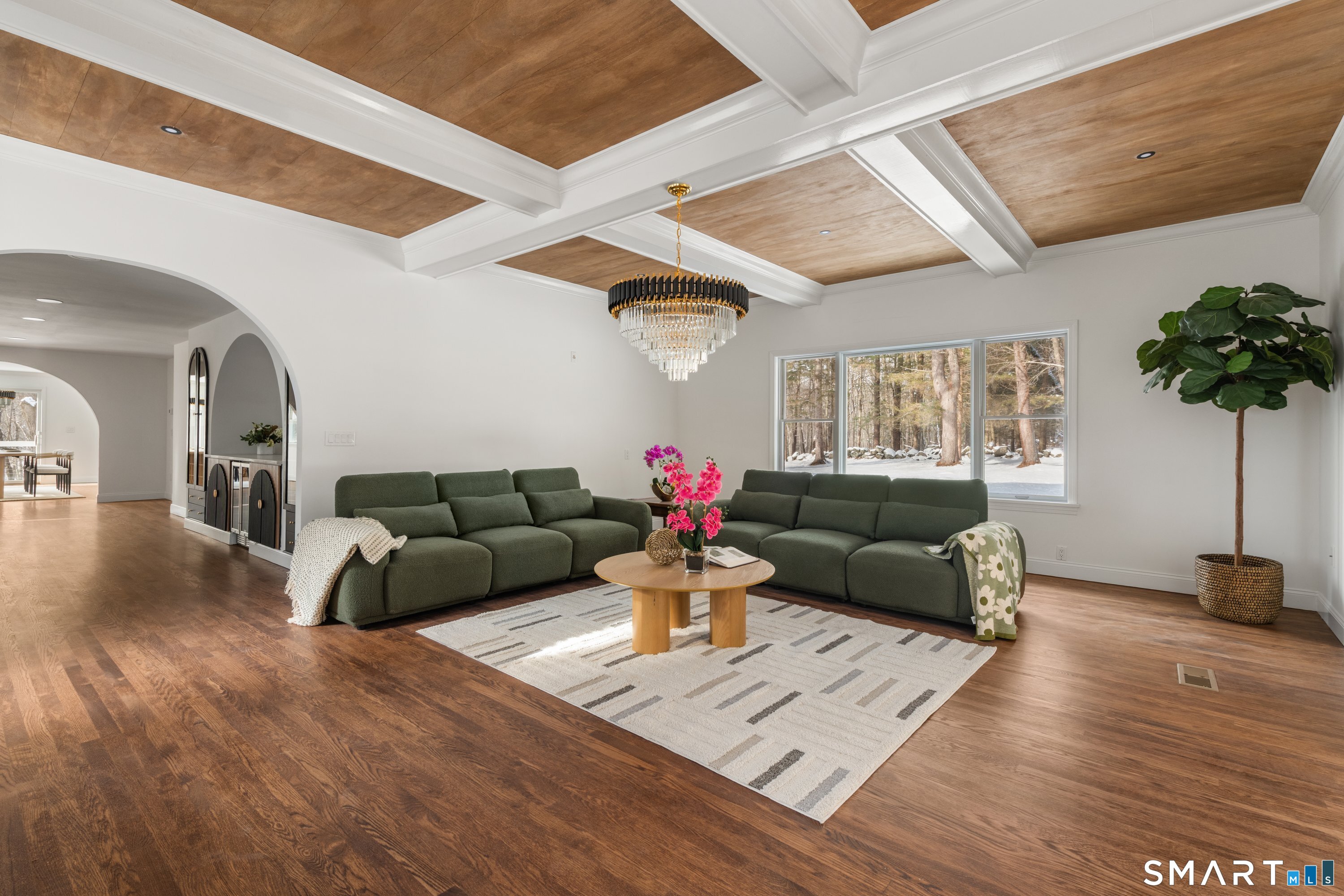 913 Ridgefield Road Wilton, CT 06897 - Photo 23 of 40 a living room with furniture and wooden floor