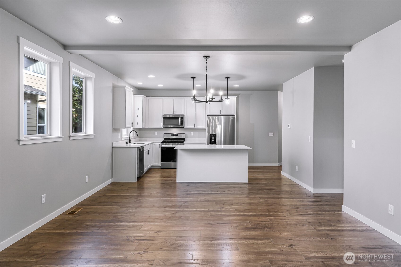 2058 Andre Court Ferndale, WA 98248 - Photo 24 of 39 a view of kitchen and kitchen with granite countertop stainless steel appliances