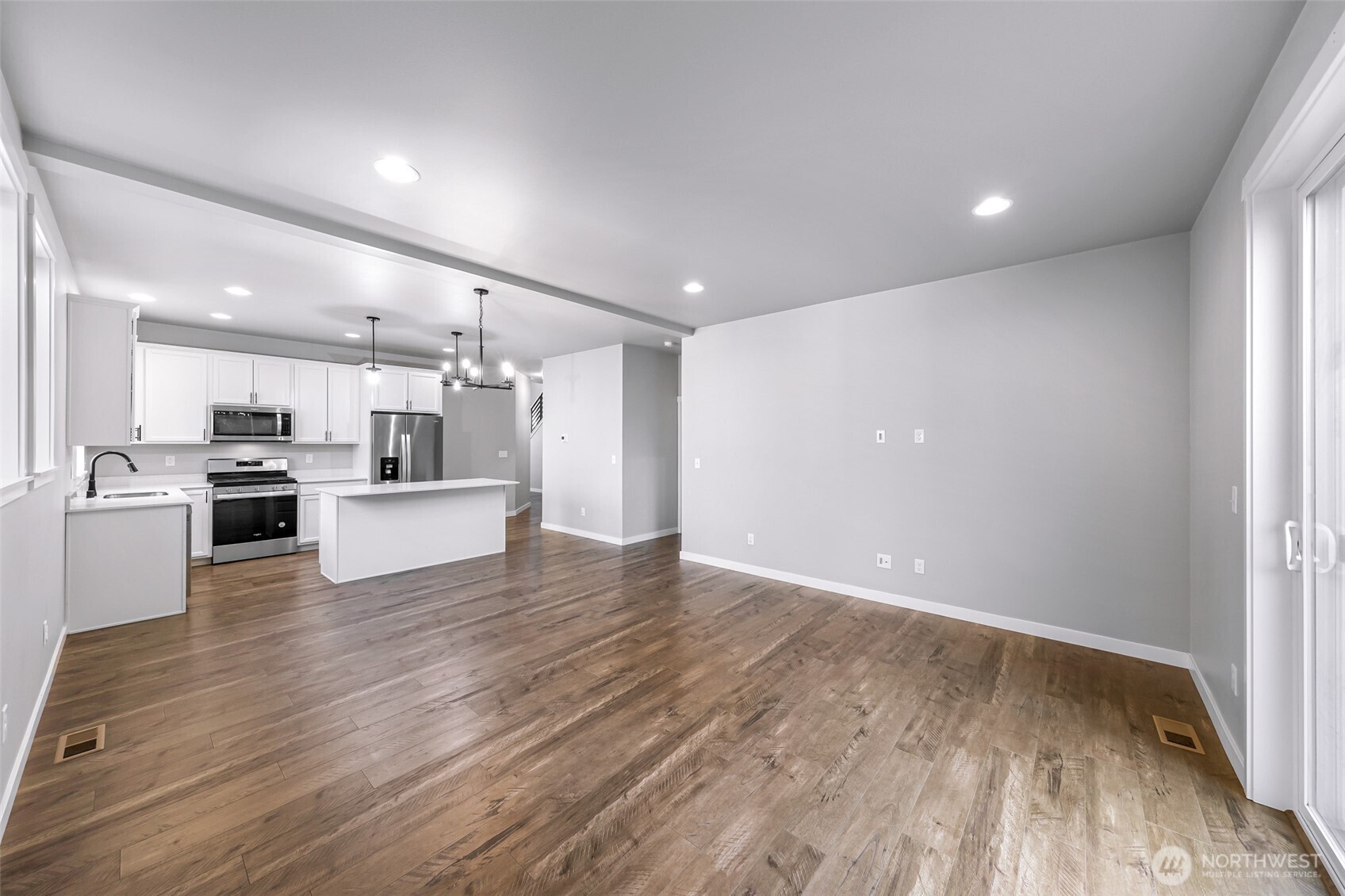 2058 Andre Court Ferndale, WA 98248 - Photo 26 of 39 a view of kitchen with wooden floor