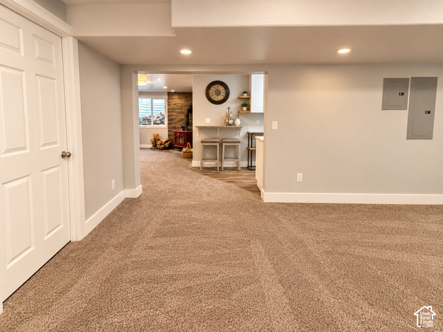 1750 West 4100 North Helper, UT 84526 - Photo 35 of 50 Recessed lighting, wood-finish flooring, white trim, and a white six-panel door