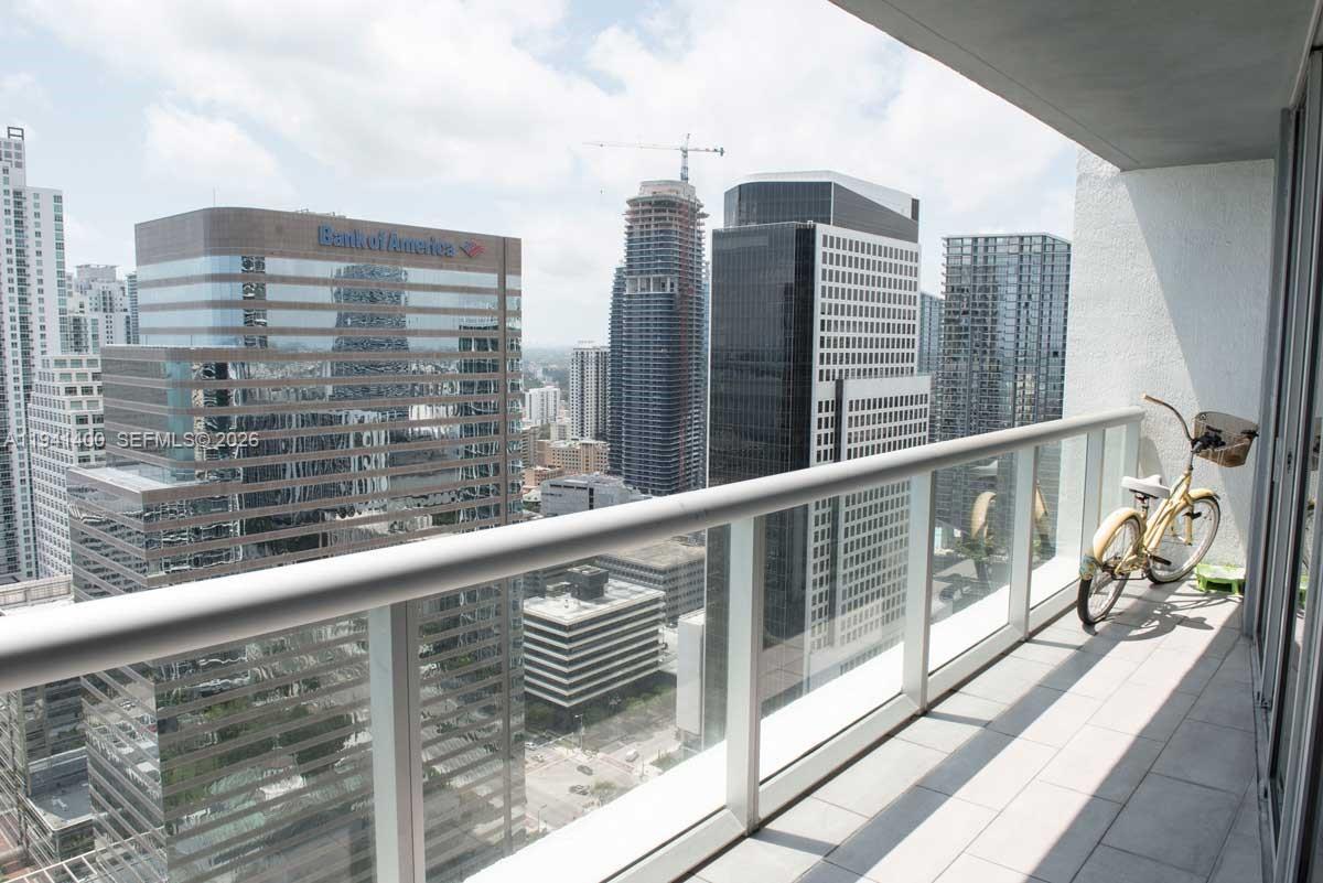 495 Brickell Avenue, Unit 3805 Miami, FL 33131 - Photo 14 of 18 a view of balcony with city view