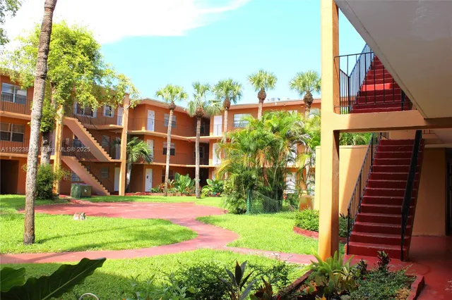 a view of hallway with livingroom