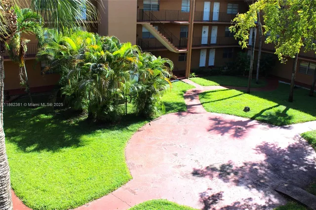 a street view with building and street view