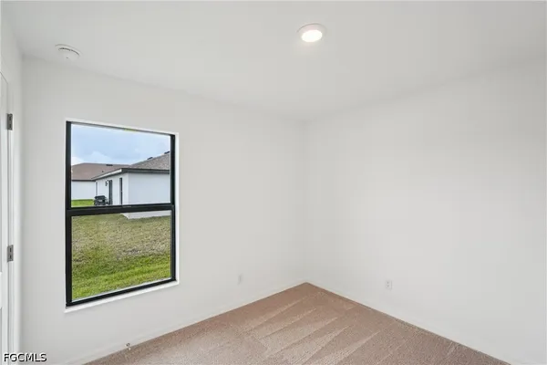 a view of a back yard from a window