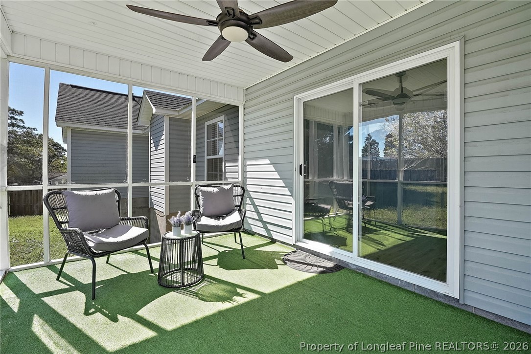 5353 Pringle Way Hope Mills, NC 28348 - Photo 26 of 29 a view of an chairs and table in the patio