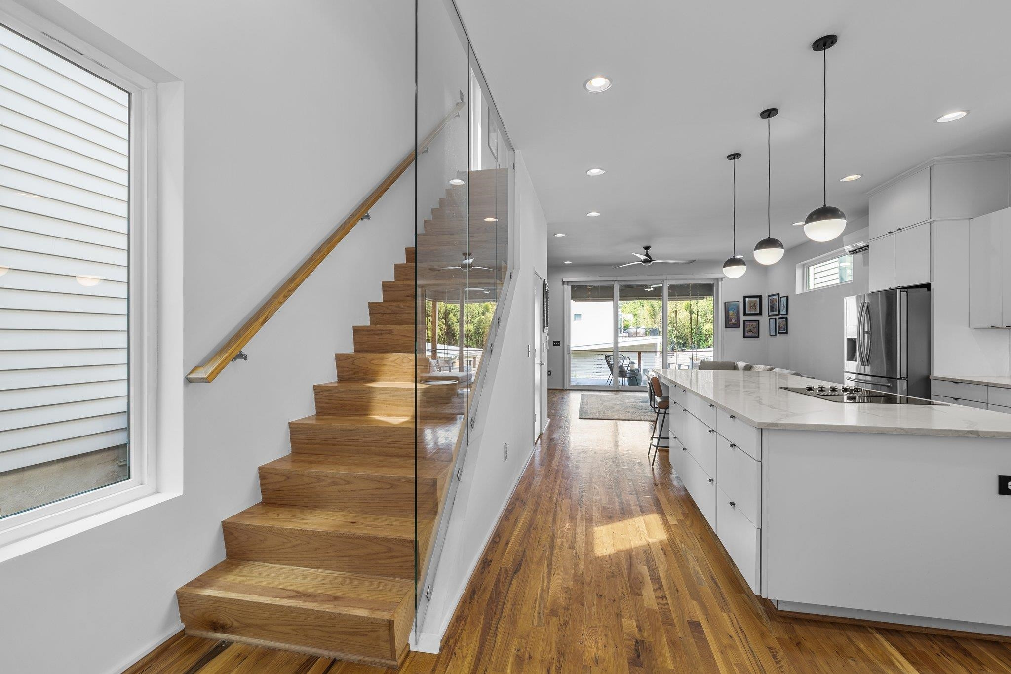 232 Powell Drive Raleigh, NC 27606 - Photo 5 of 26 Wide staircase!