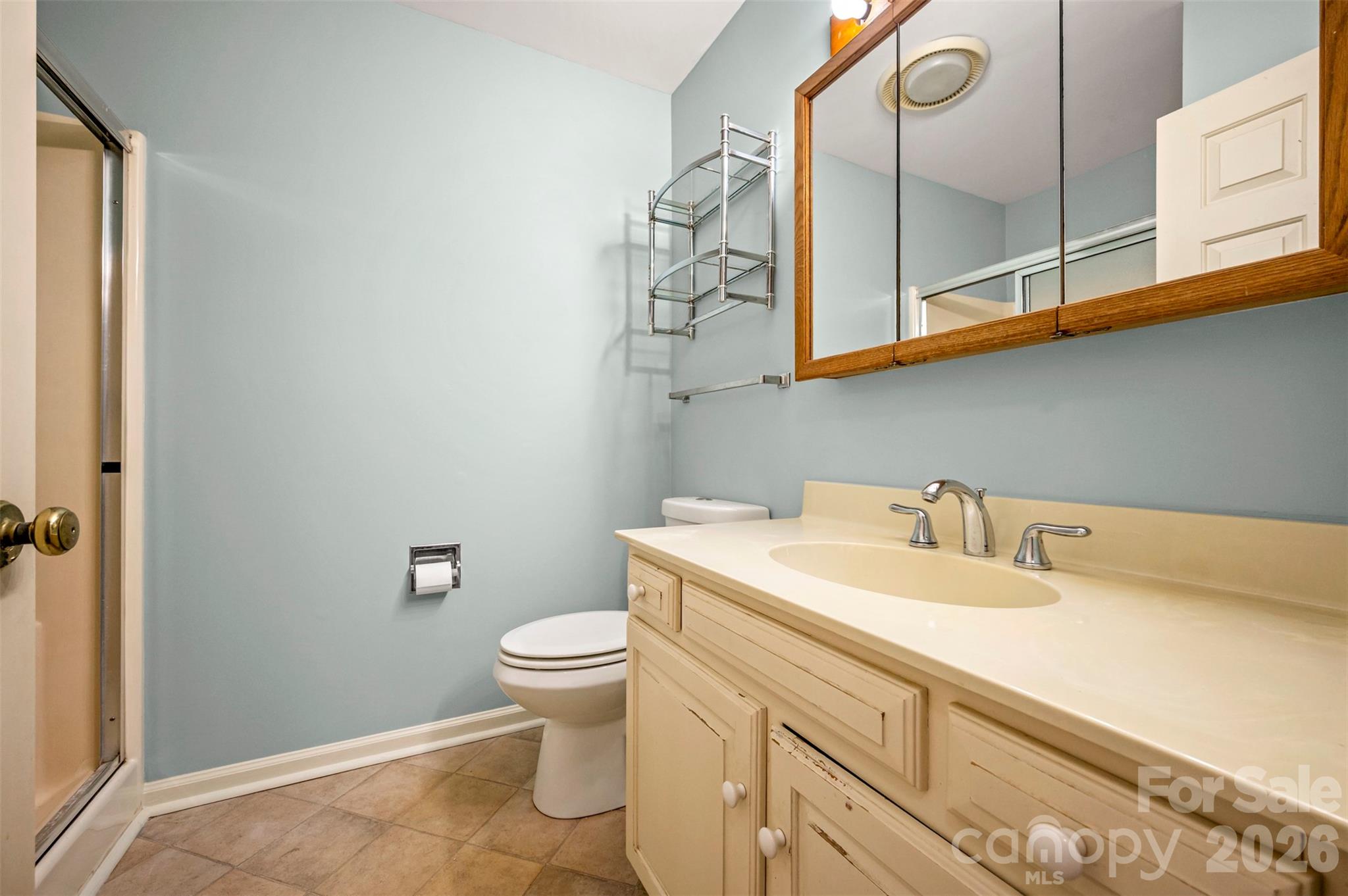 77 Chestnut Street Tryon, NC 28782 - Photo 27 of 41 a bathroom with a sink and a toilet