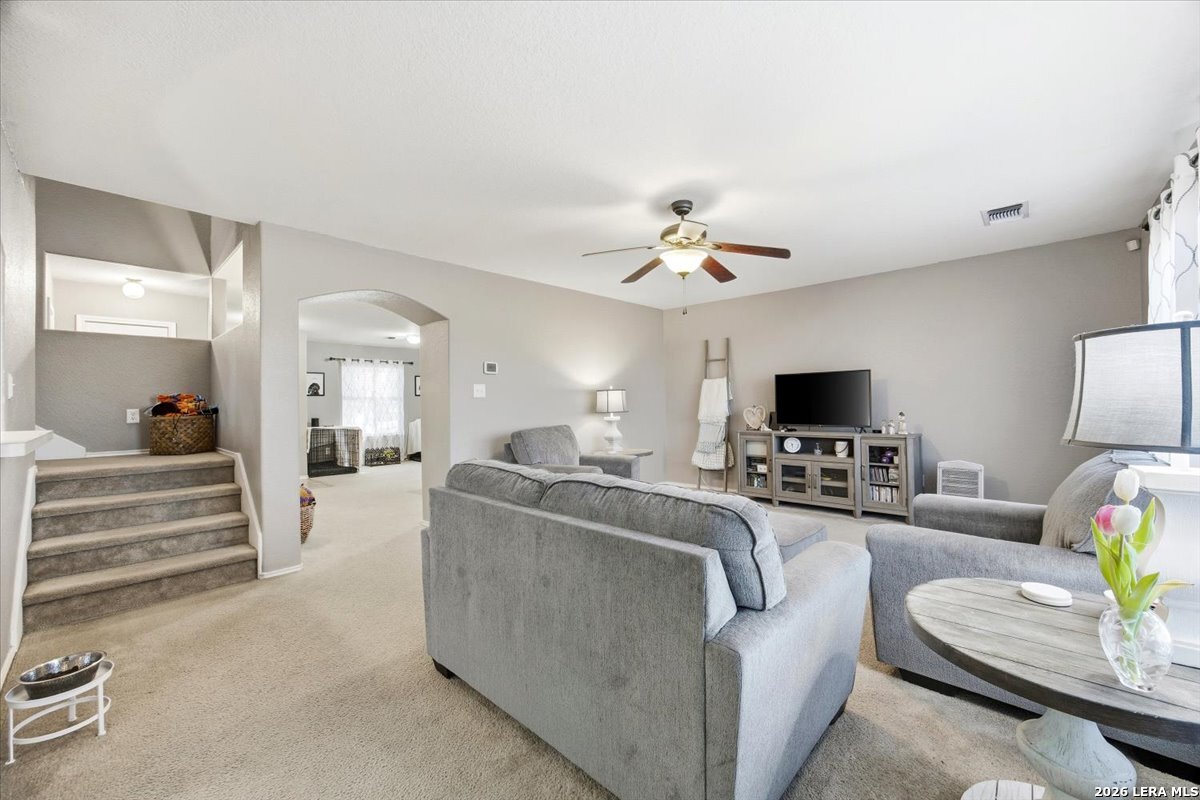 7311 Autumn Ledge Converse, TX 78109 - Photo 4 of 25 a living room with furniture and a flat screen tv