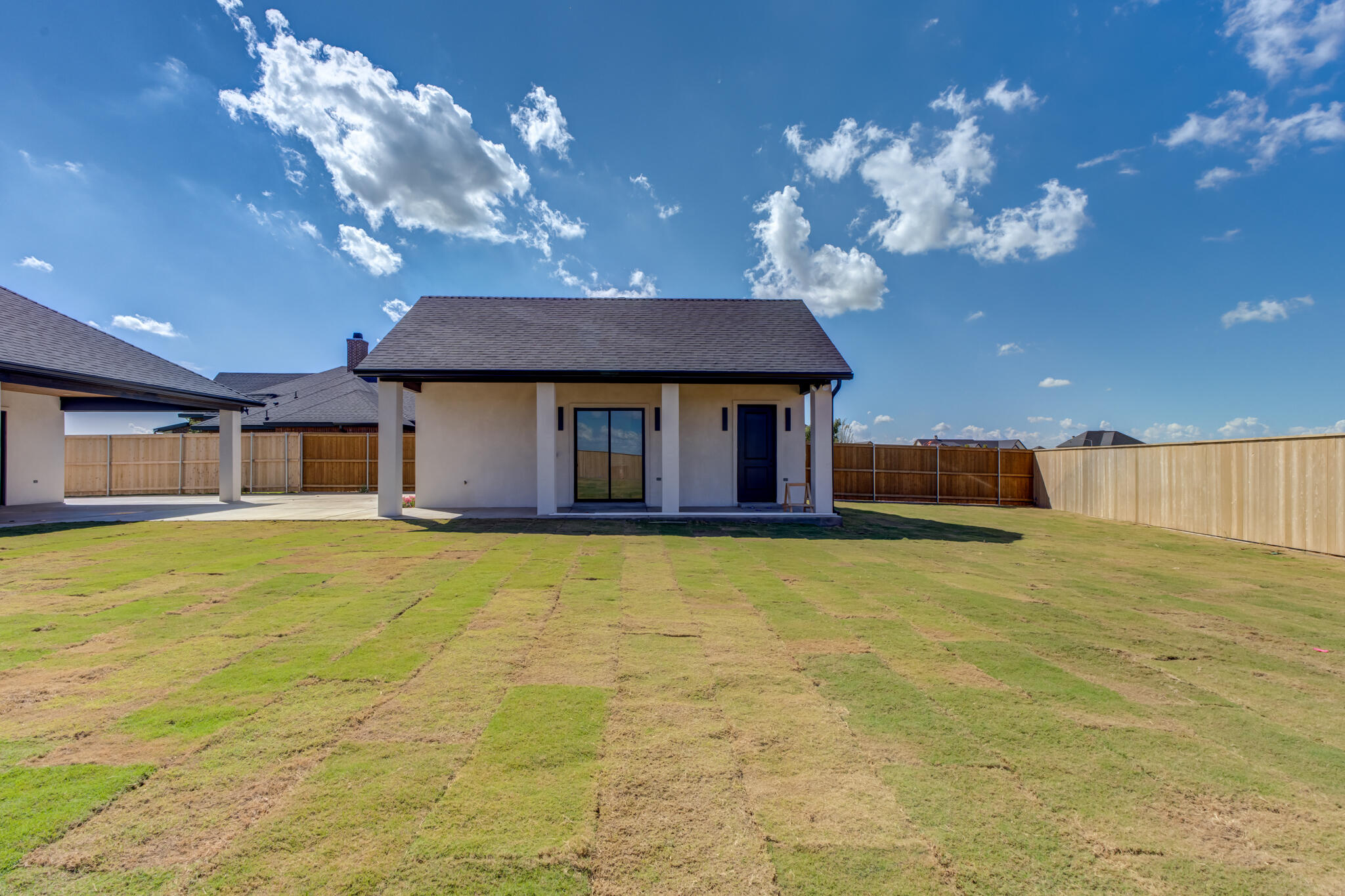 7710 46th Street Lubbock, TX 79407 - Photo 71 of 79 a view of a house with a swimming pool