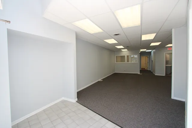 a view of a glass entrance door