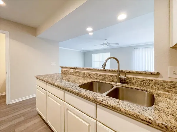 a close view of sink and tap