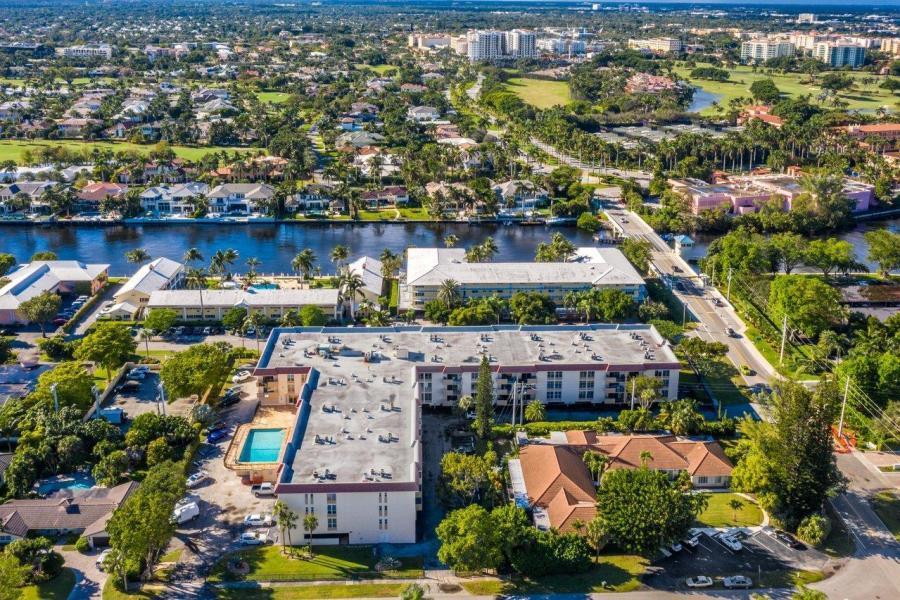 1000 Spanish River Road, Unit 2N Boca Raton, FL 33432 - Photo 35 of 41 boca view arial 4