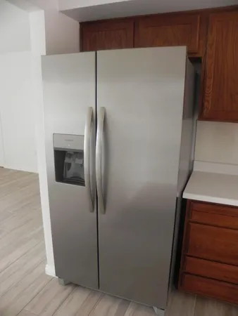 a front view of a house with yard