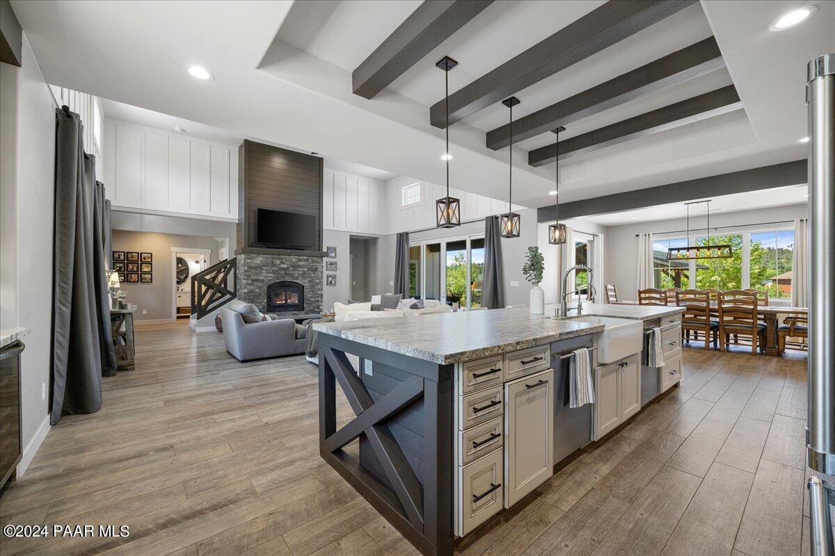 1947 Shadow Valley Drive Prescott, AZ 86305 - Photo 18 of 54 a kitchen with stainless steel appliances granite countertop lots of counter top space