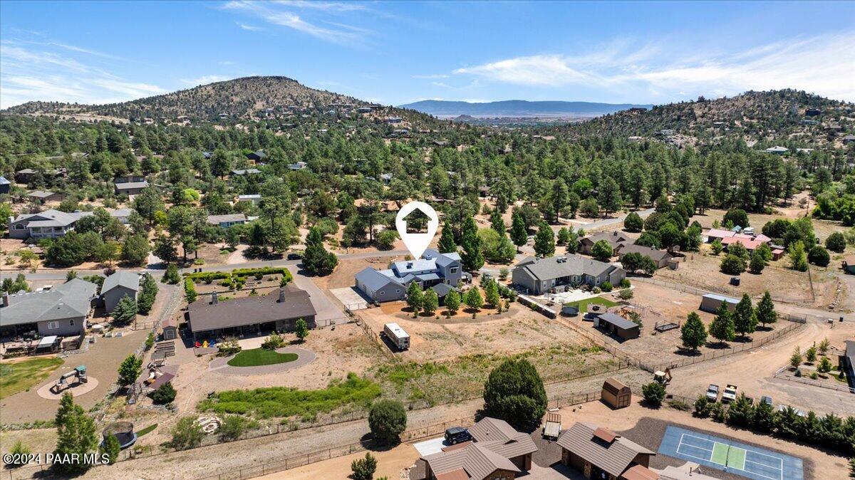 1947 Shadow Valley Drive Prescott, AZ 86305 - Photo 53 of 54 an aerial view of a city with lots of residential buildings