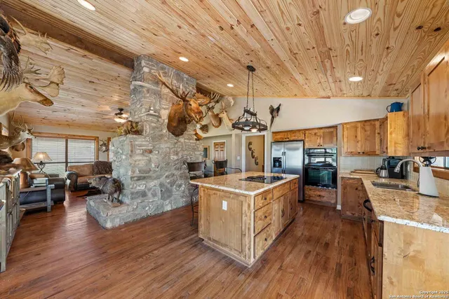 a view of a bedroom with a yard