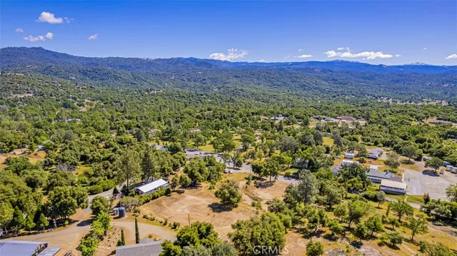a view of a city with a mountain
