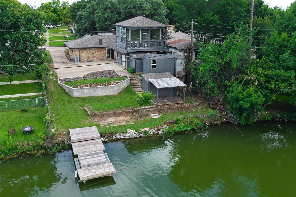 2001 Pebblebrook Trail Irving, TX 75060 - Photo 34 of 40 View of back of home and dock, lake.