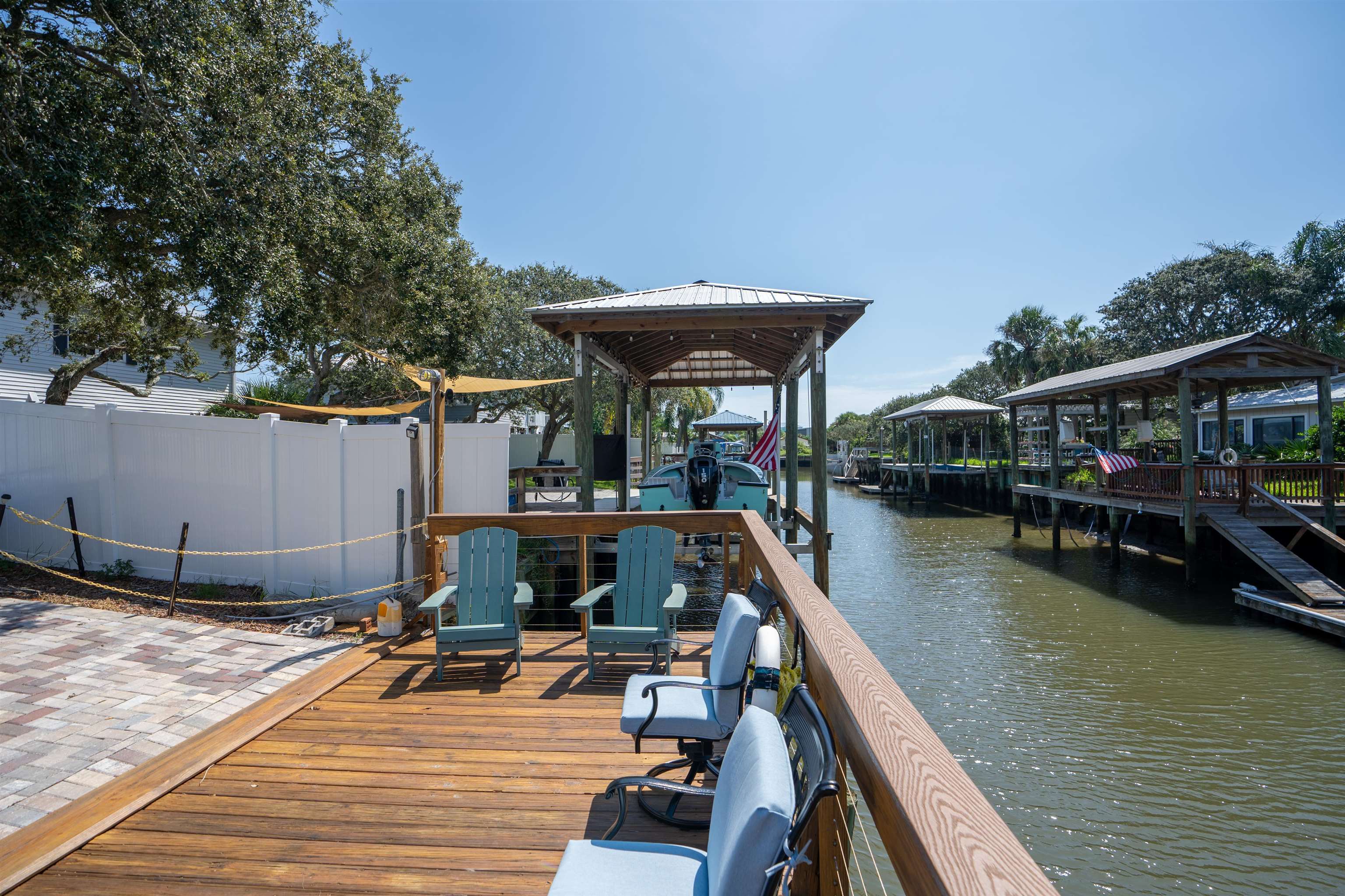 231 Ventura Road St. Augustine, FL 32080 - Photo 14 of 47 a view of a swimming pool with a patio