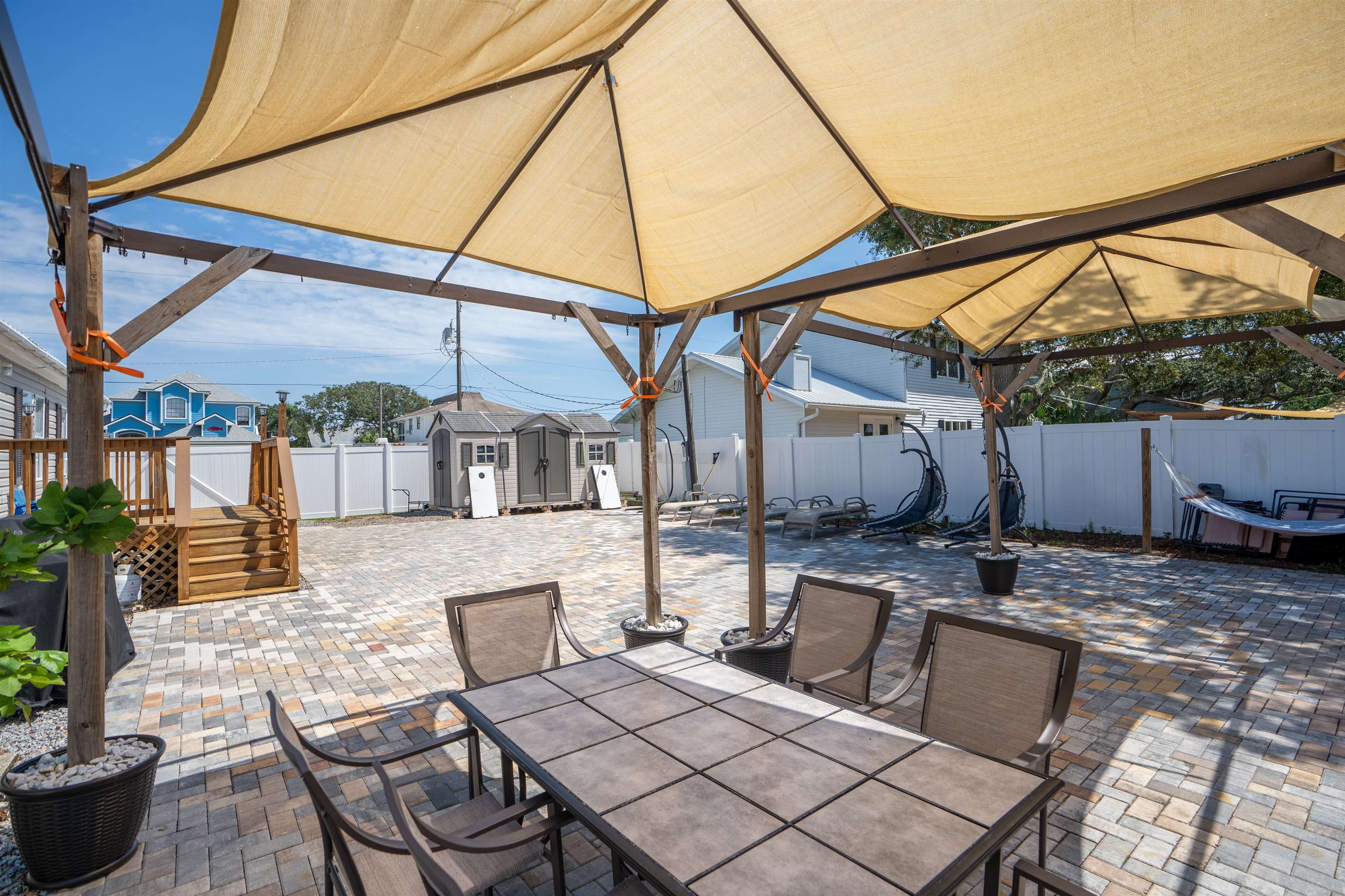 231 Ventura Road St. Augustine, FL 32080 - Photo 19 of 47 a view of house with backyard and sitting area