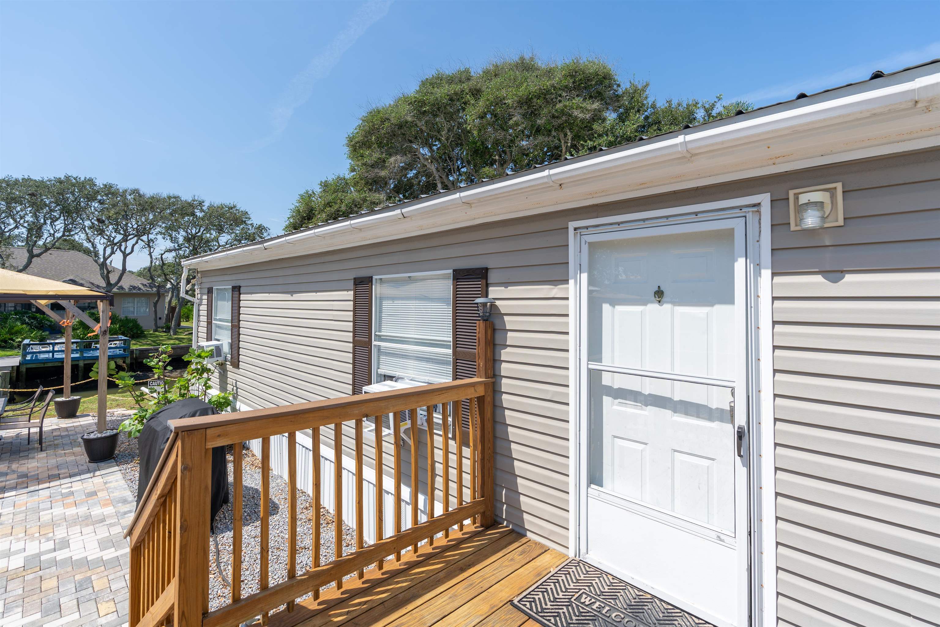 231 Ventura Road St. Augustine, FL 32080 - Photo 20 of 47 a view of a balcony with chairs