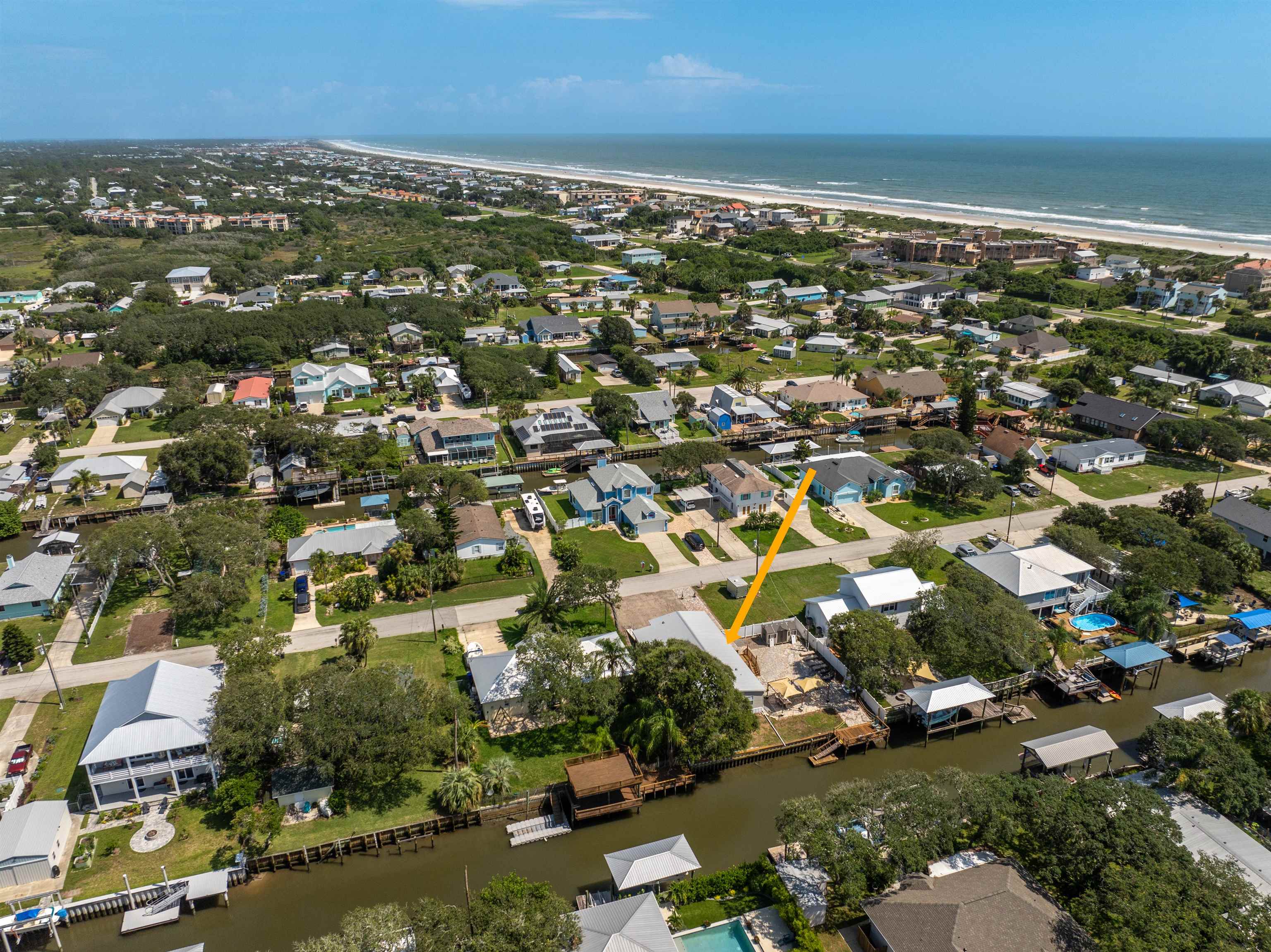 231 Ventura Road St. Augustine, FL 32080 - Photo 43 of 47 an aerial view of residential building with parking space