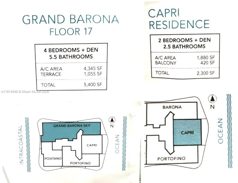 730 North Ocean Boulevard, Unit 170117021703 Pompano Beach, FL 33062 - Photo 53 of 55 Original developer plans provided to current Owners