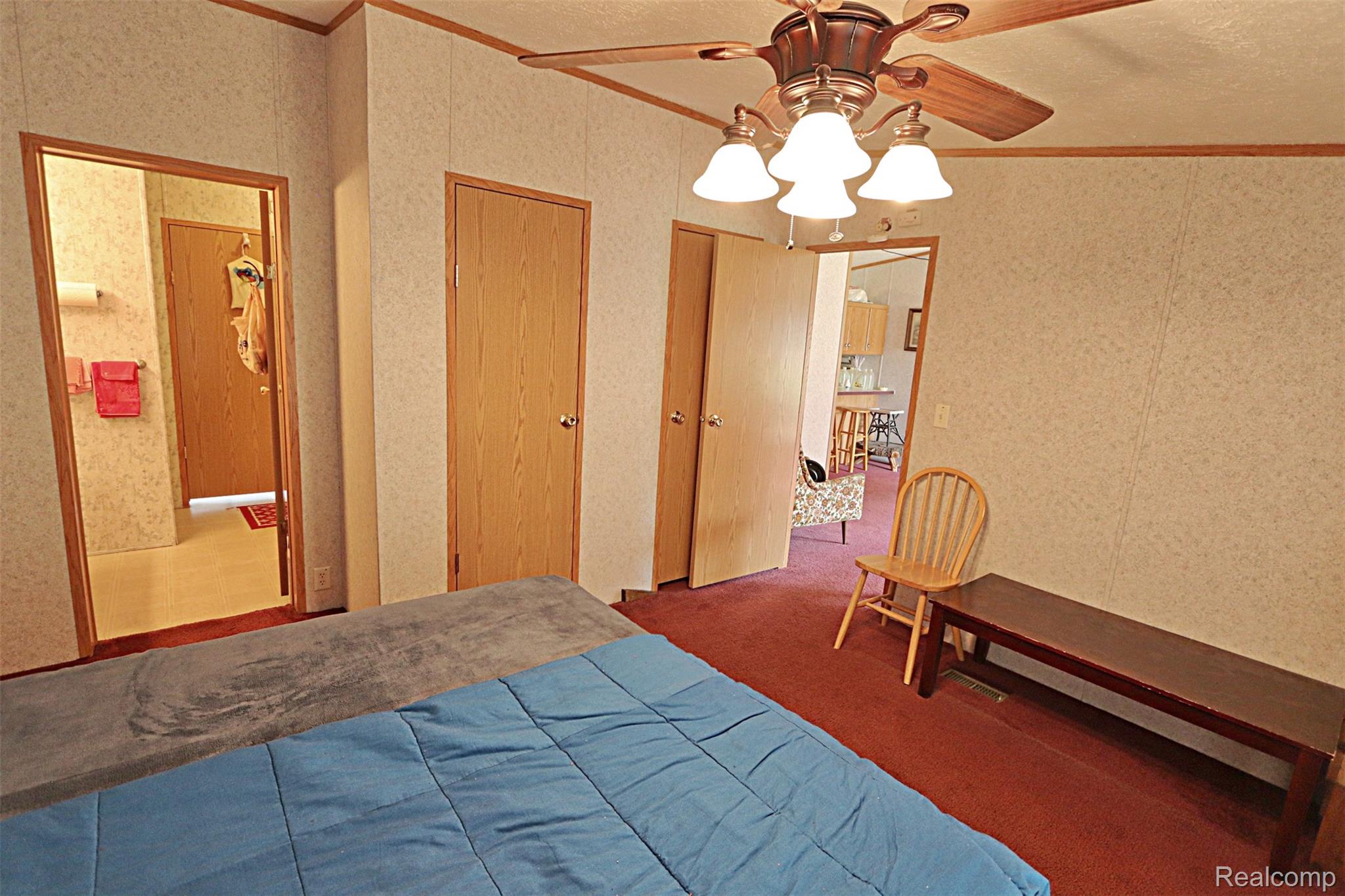 11365 Littlefield Road Blanchard, MI 49310 - Photo 53 of 68 Ceiling fan with light fixture
