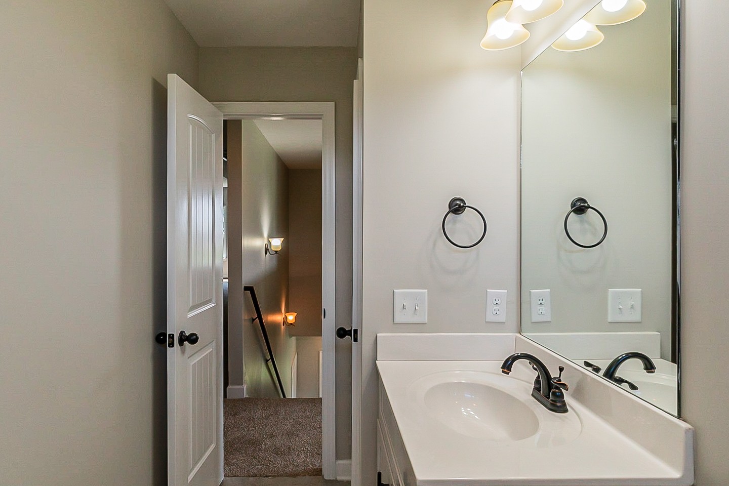 4811 Beasleys Bend Road Lebanon, TN 37087 - Photo 22 of 28 a bathroom with a sink and mirror