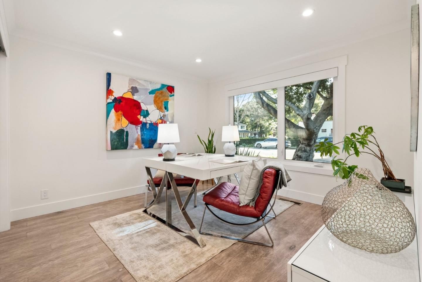 625 Kingsley Avenue Palo Alto, CA 94301 - Photo 12 of 24 a dining room with furniture a window and a rug