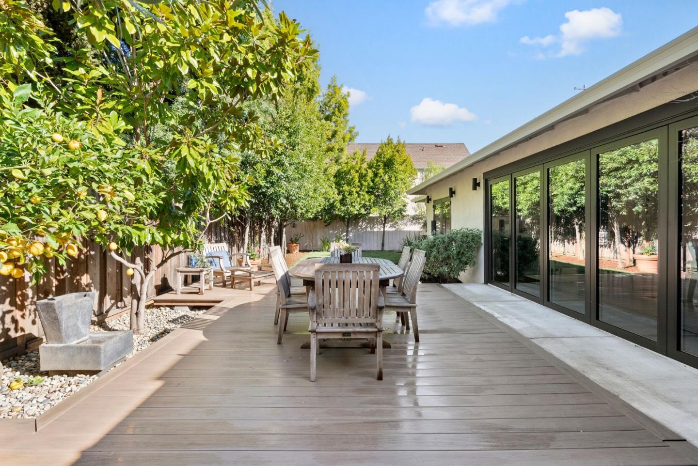 625 Kingsley Avenue Palo Alto, CA 94301 - Photo 24 of 24 a patio with glass top table and chairs