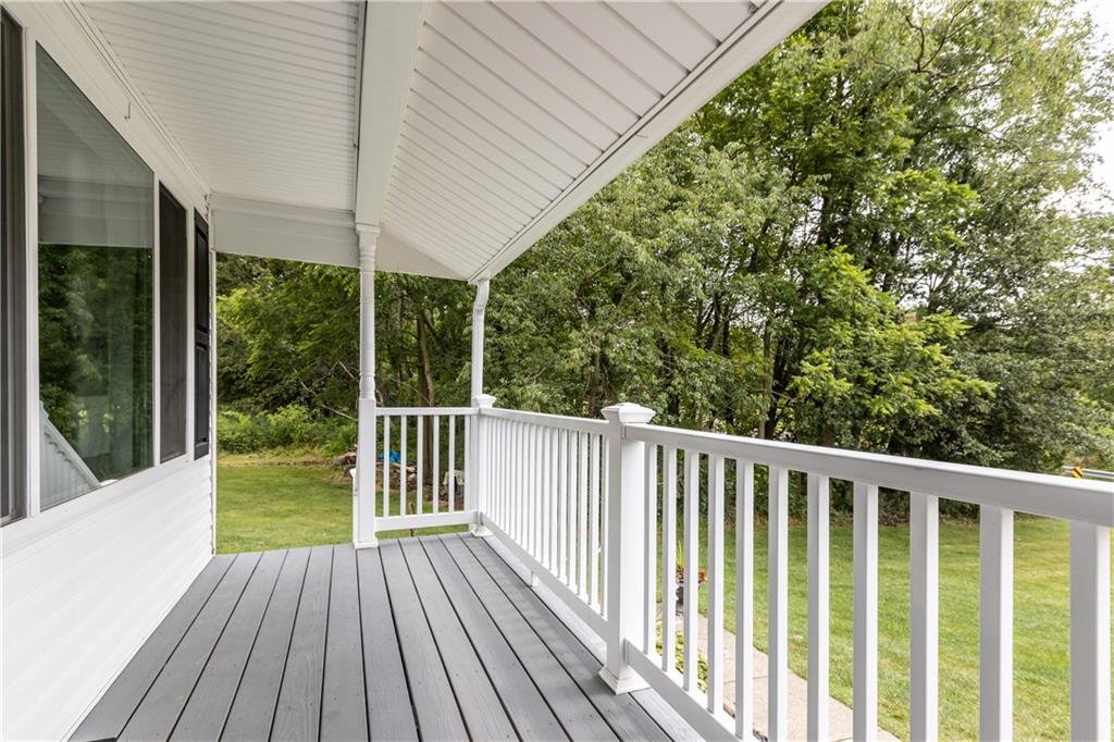 231 Hannahstown Road Cabot, PA 16023 - Photo 3 of 25 a view of balcony with wooden floor