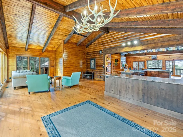 a view of a living room