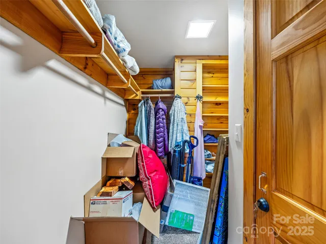 a view of storage and utility room