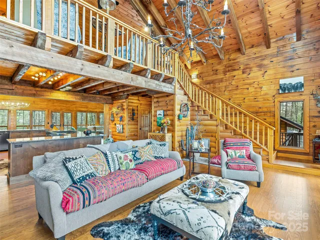 a outdoor living area with furniture and a rug