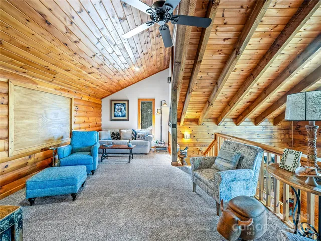 a outdoor living space with furniture