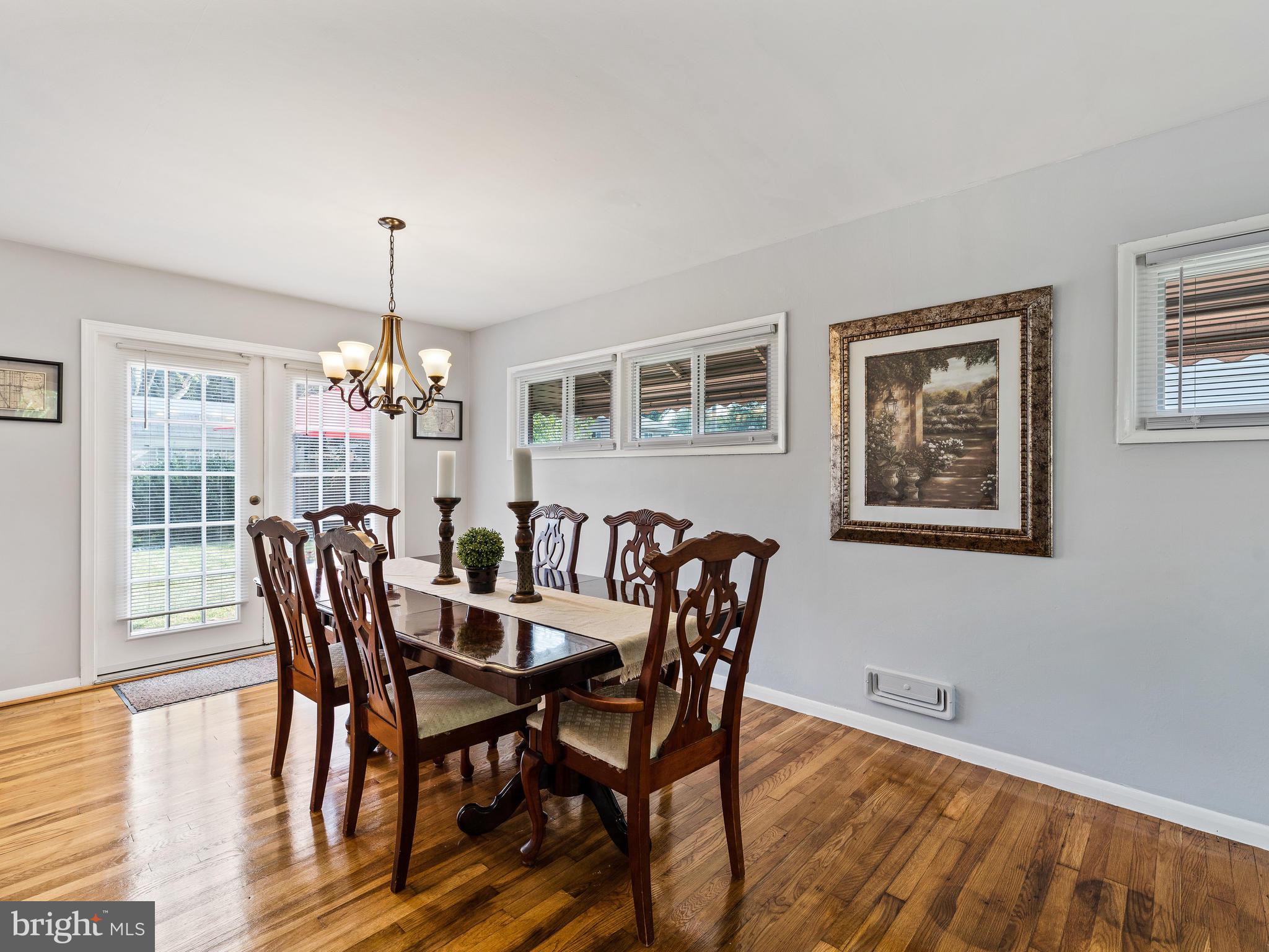 1023 Marksworth Road Baltimore, MD 21228 - Photo 8 of 33 Dining Room w/ French doors to patio.