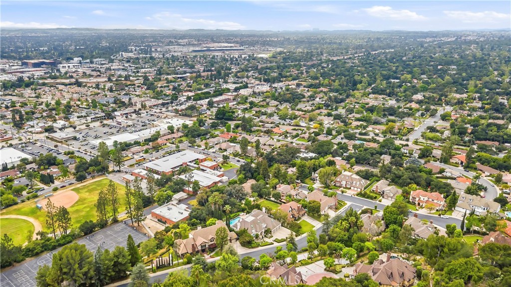 1249 Oakhaven Road Arcadia, CA 91006 - Photo 53 of 55 an aerial view of residential houses with outdoor space and trees