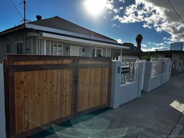 a view of a house with a porch