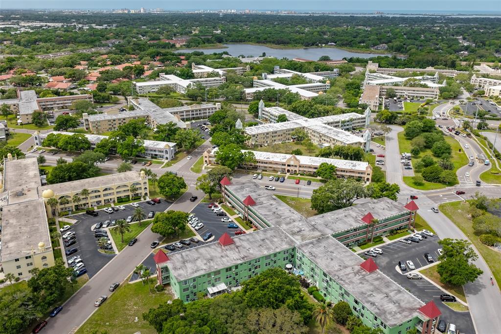 2358 Ecuadorian Way, Unit 56 Clearwater, FL 33763 - Photo 31 of 33 an aerial view of residential houses with outdoor space