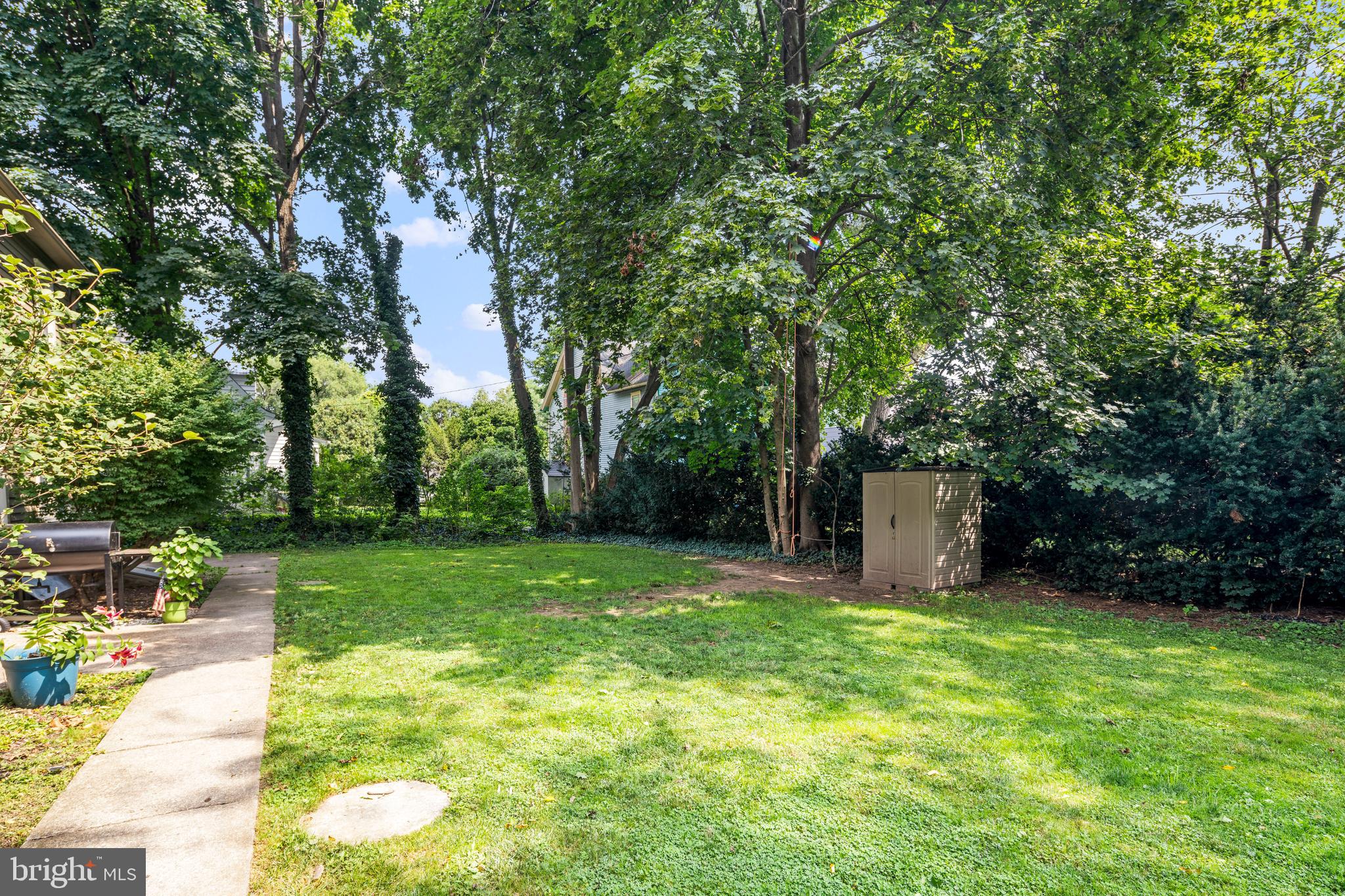 908 Easton Road Riegelsville, PA 18077 - Photo 41 of 43 a view of a backyard with trees