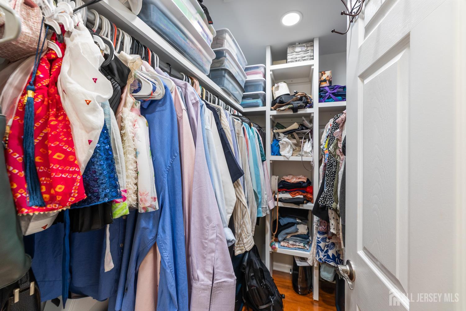 7 Edith Drive Somerset, NJ 08873 - Photo 18 of 49 a view of walk in closet with clothes and shoes