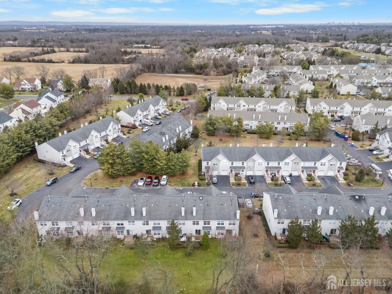 7 Edith Drive Somerset, NJ 08873 - Photo 34 of 49 an aerial view of a city with lots of residential buildings