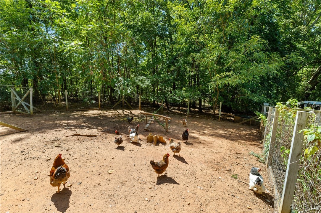 281 Echo Meadows Road Rockville, VA 23146 - Photo 43 of 50 a view of a backyard with basketball court