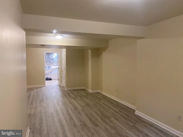 a utility room with cabinets