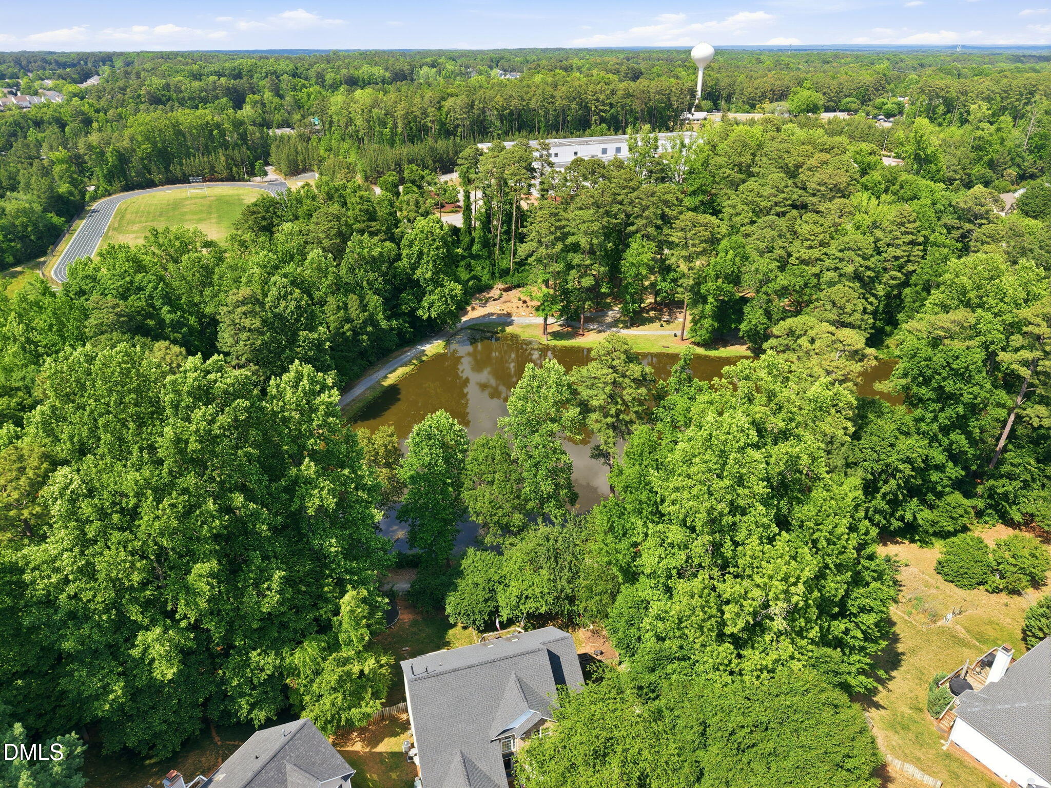 9105 Willow Valley Court Raleigh, NC 27617 - Photo 48 of 51 a view of a forest with a houses