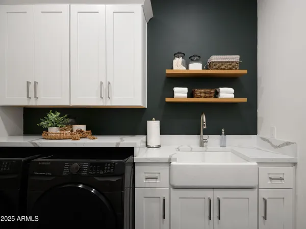 a bedroom with bed and window