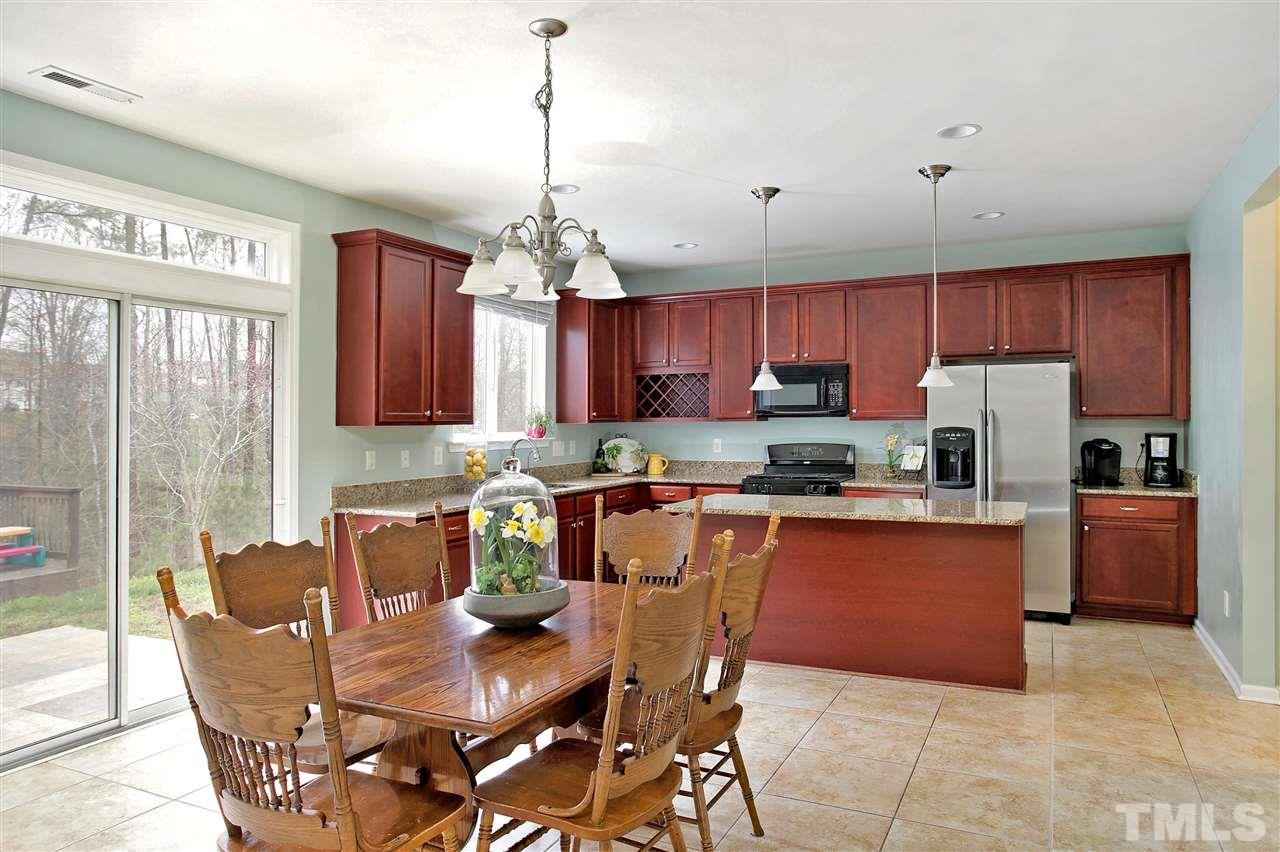 This Large Eat In Area Within the Kitchen could seat 12.  Family & Friends will enjoy the open flow of this space.