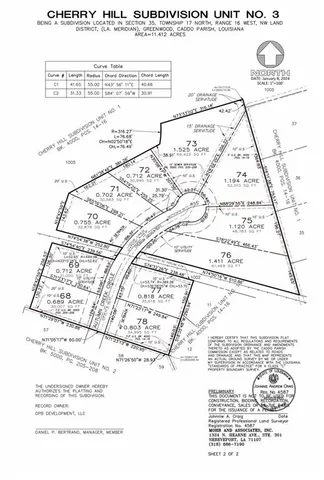 $59,000 | 78 Autumn Creek Circle, Greenwood, LA 71033