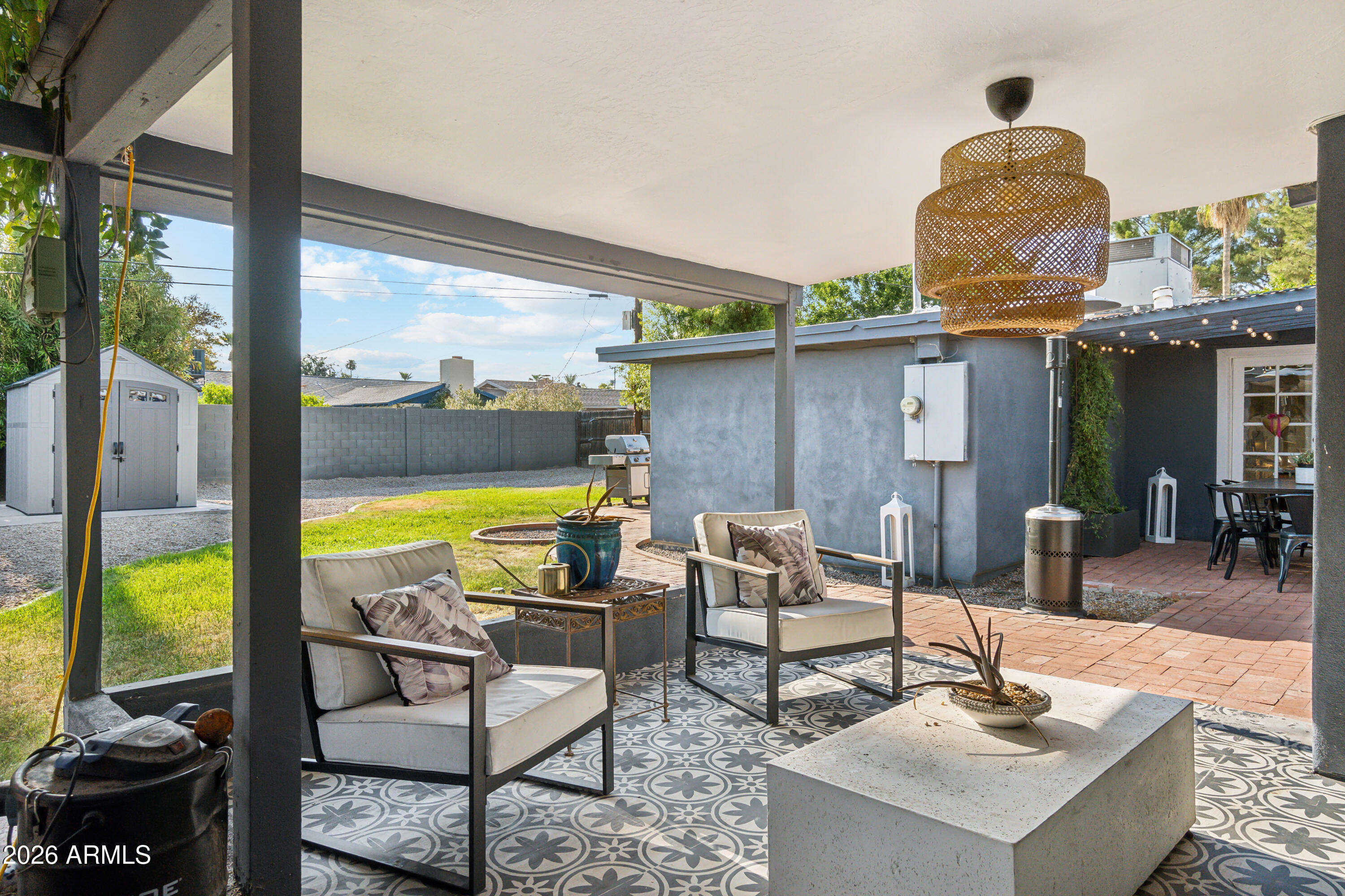 6750 North 13th Street Phoenix, AZ 85014 - Photo 25 of 27 Backyard patio